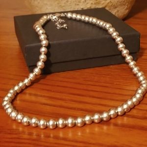 RARE Silpada Sterling Silver Bead Necklace